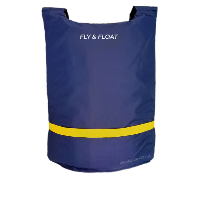 Free Float - Blue, Yellow Back Angle | Fly n Float Thailand
