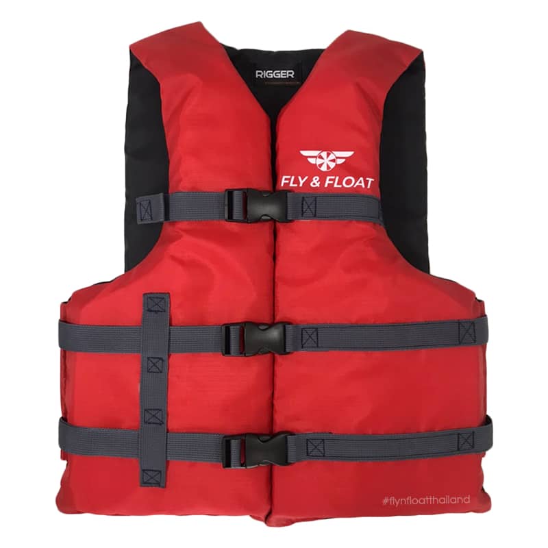 Free Float-R-F-a Snappy Float - Red Front Angle | Fly n Float Thailand